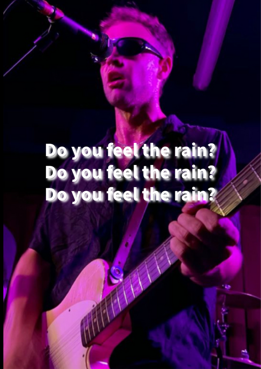 Wunderhorse do you feel the rain poster