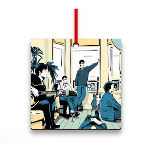 Oasis definitely maybe Christmas decoration