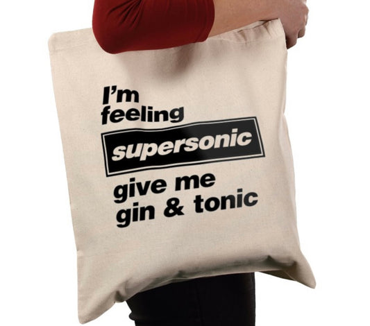 Oasis supersonic tote bag