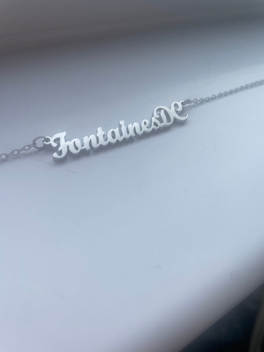 Fontaines DC necklace.