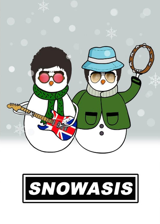 Snowasis Christmas print
