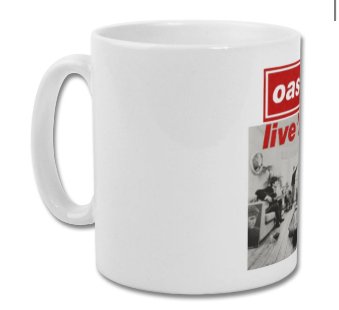 Oasis mug live 2025