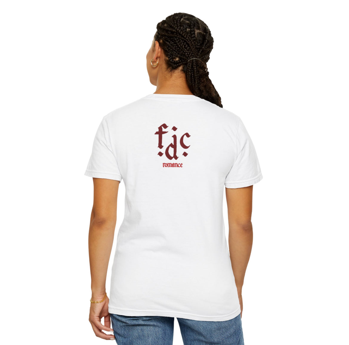 Fontaines DC band t-shirt front and back