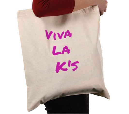 Viva la Ks tote bag pink