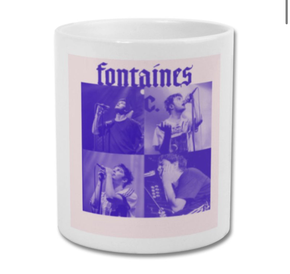 Fontaines DC mug purple