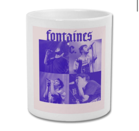 Fontaines DC mug purple