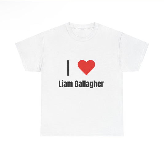 I heart Liam Gallagher band tshirt