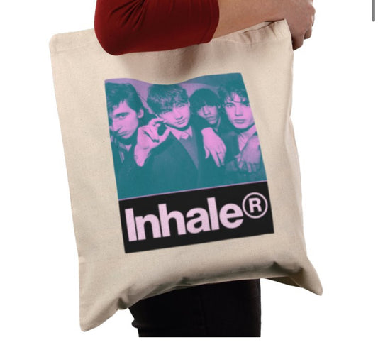 Inhaler tote bag purple
