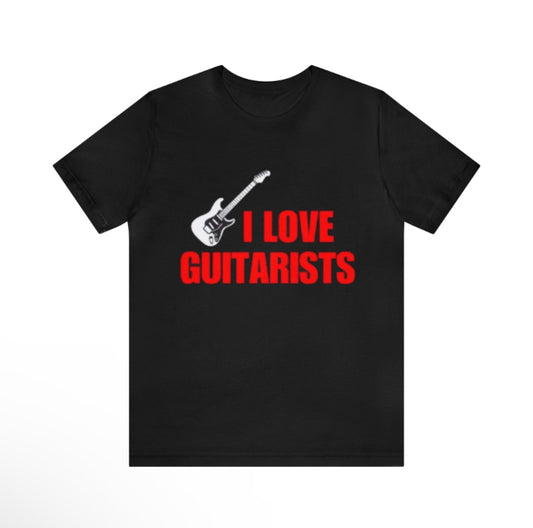 I love guitarists band tshirt