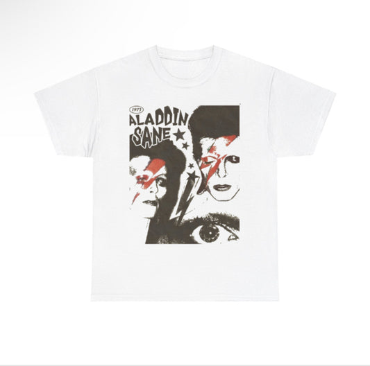 David Bowie Aladdin sane band t-shirt
