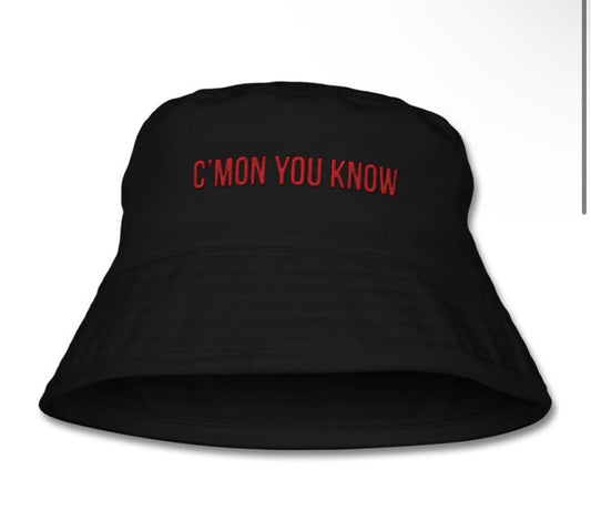 Cmon you know Liam Gallagher bucket hat black
