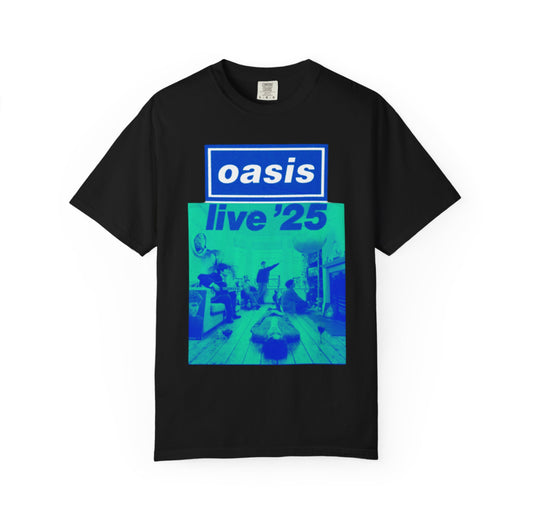 Oasis live 25 blue band t-shirt