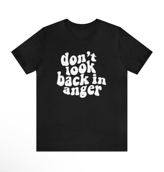 Oasis don’t look back in anger band tshirt