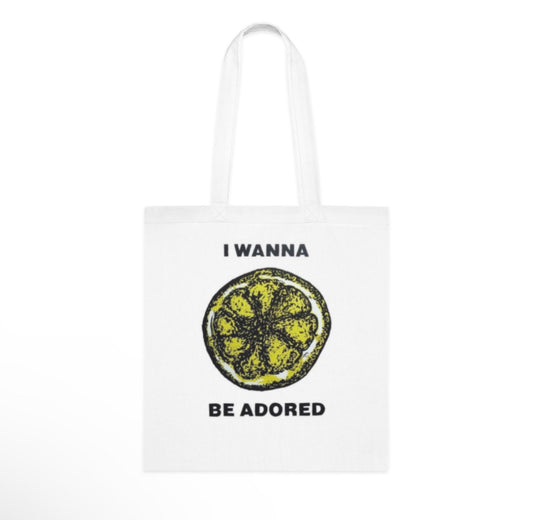 Stone roses I wanna be adored tote bag