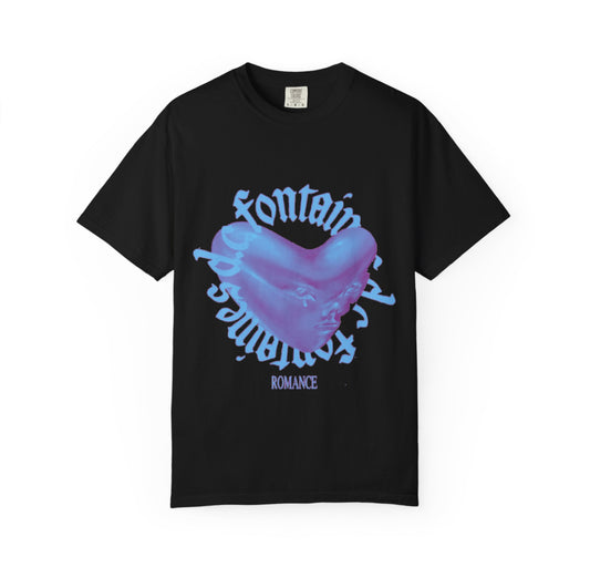 Fontaines dc it’s amazing to be young blue band t-shirt front and back