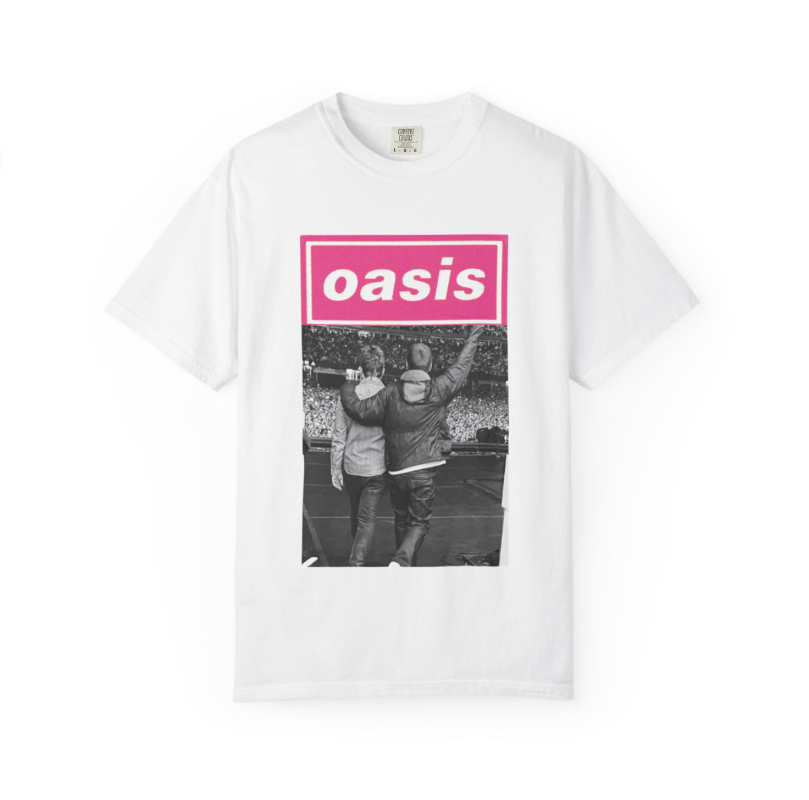 Oasis 2025 pink band T-shirts